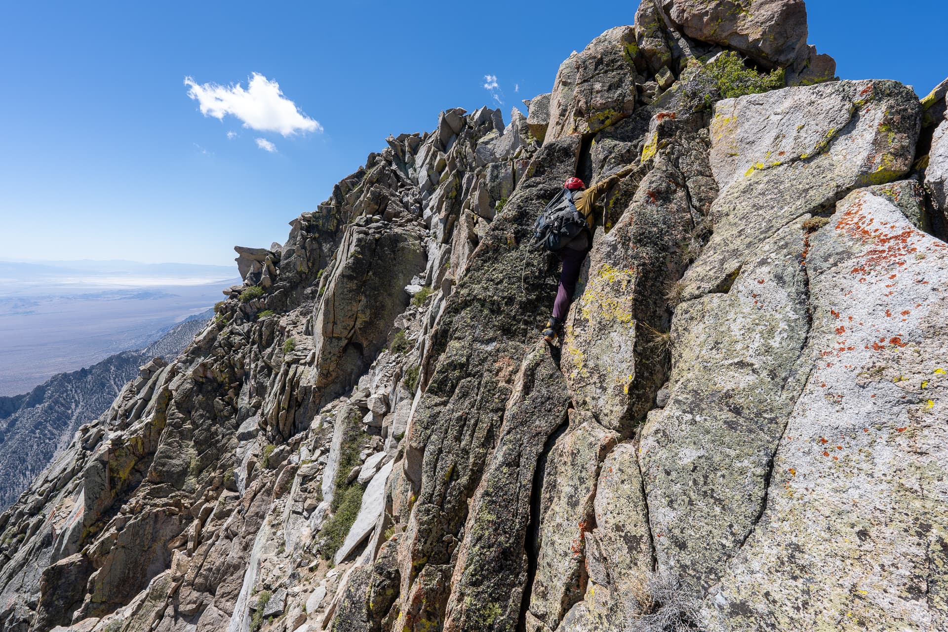 Independence Peak via North Ridge