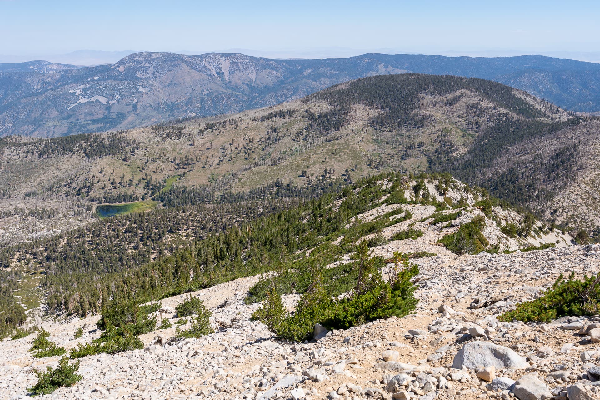 San Gorgonio Mountain via Northwest Ridge and Lake Peak